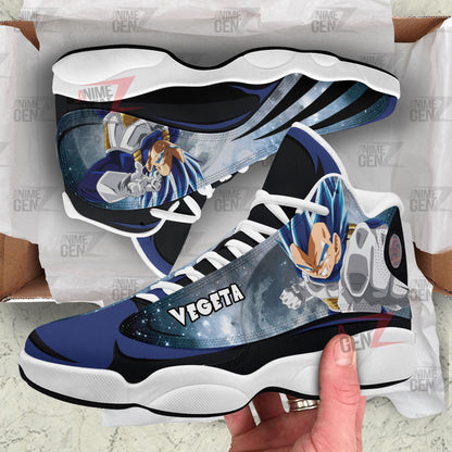 Dragon Ball Super Saiyan Vegeta Air Jordan 13 Sneakers Custom Anime Shoes