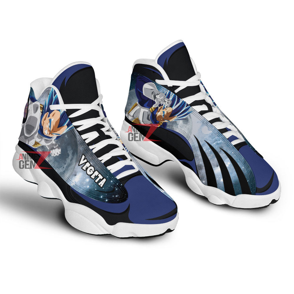 Dragon Ball Super Saiyan Vegeta Air Jordan 13 Sneakers Custom Anime Shoes