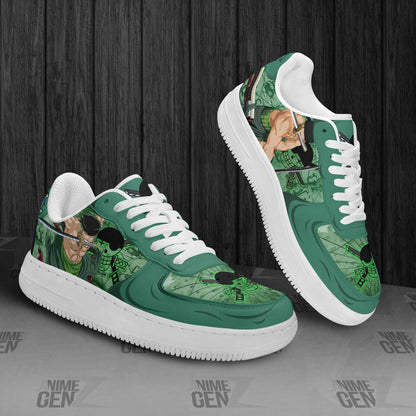 One Piece Zoro Air Sneakers Custom Anime Shoes