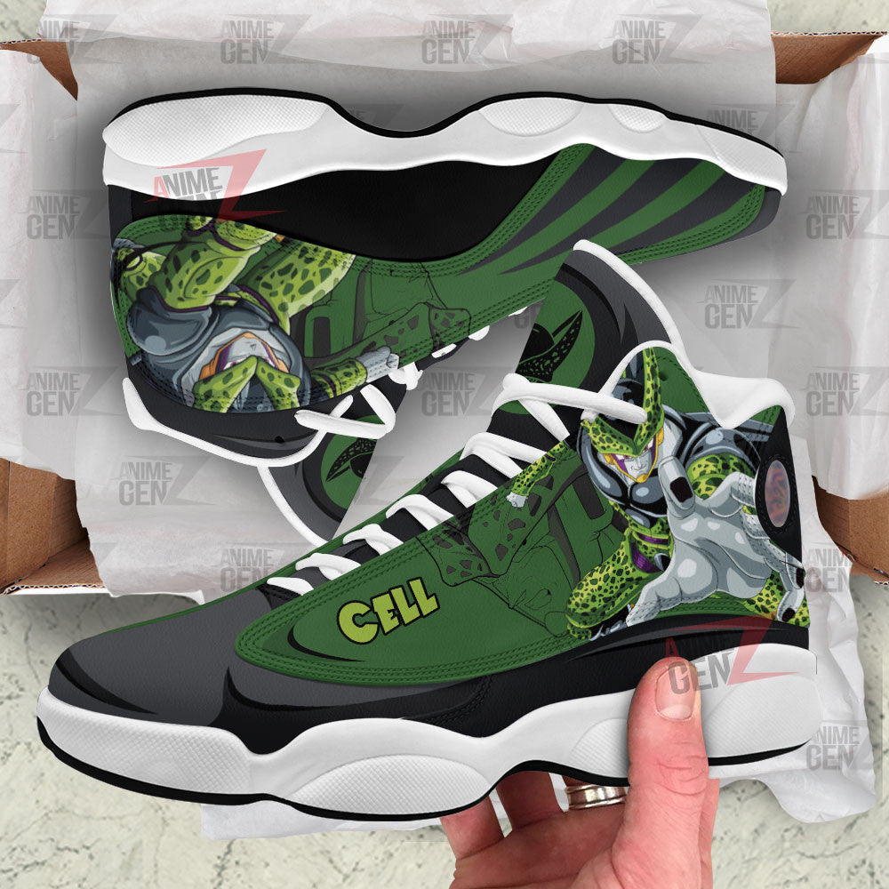 Dragon Ball Cell Air Jordan 13 Sneakers Custom Anime Shoes