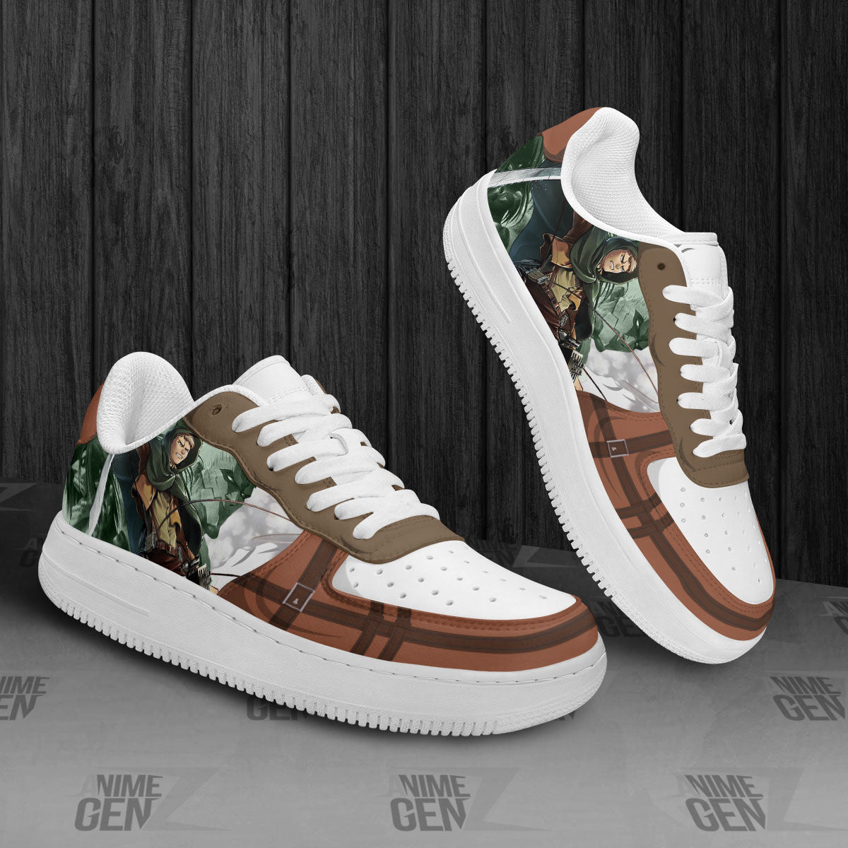 Attack On Titan Jean Kristein Air Sneakers Custom Anime Shoes