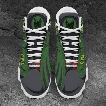 Dragon Ball Cell Air Jordan 13 Sneakers Custom Anime Shoes