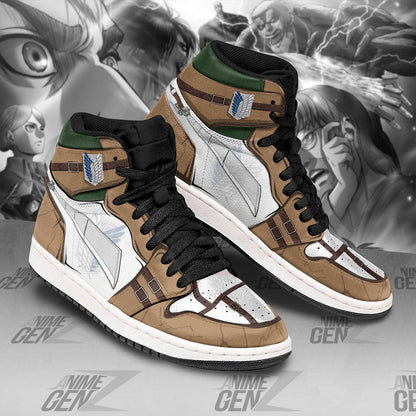 Attack On Titan JD Sneakers Reconnaissance Army Custom Anime Shoes