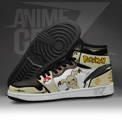 Pokemon Mimikyu JD Sneakers Custom Pokemon Anime Shoes