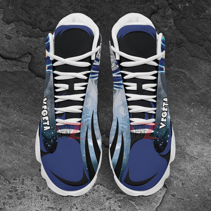 Dragon Ball Super Saiyan Vegeta Air Jordan 13 Sneakers Custom Anime Shoes