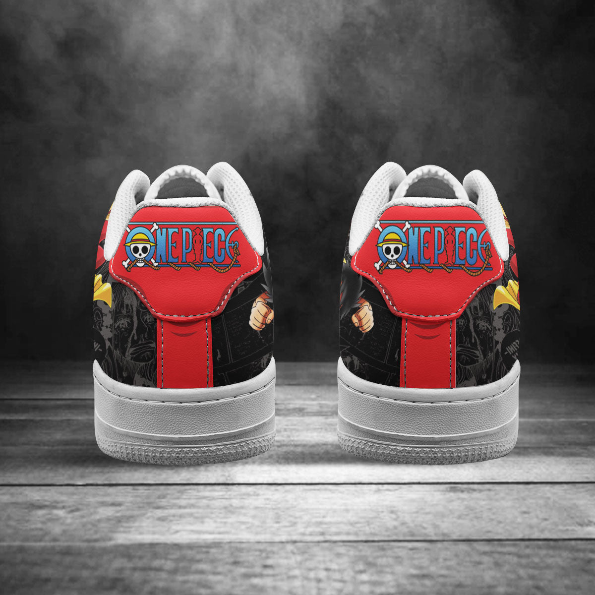 One Piece Lufffy Punch Air Sneakers Custom Anime Shoes