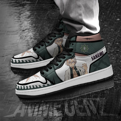 Demon Slayers Sanemi Shinazugawa JD Sneakers Custom Anime Shoes