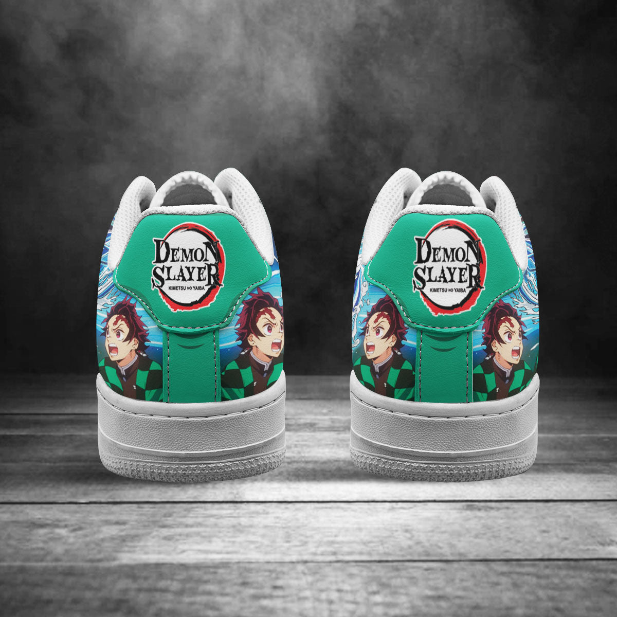 Demon Slayer Tajiro Air Sneakers Water Breathing Custom Anime Shoes