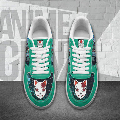 Demon Slayer Tajiro Air Sneakers Water Breathing Custom Anime Shoes