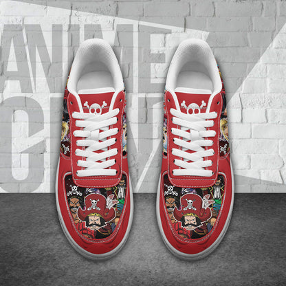 One Piece Gol D Roger Air Sneakers Custom Anime Shoes
