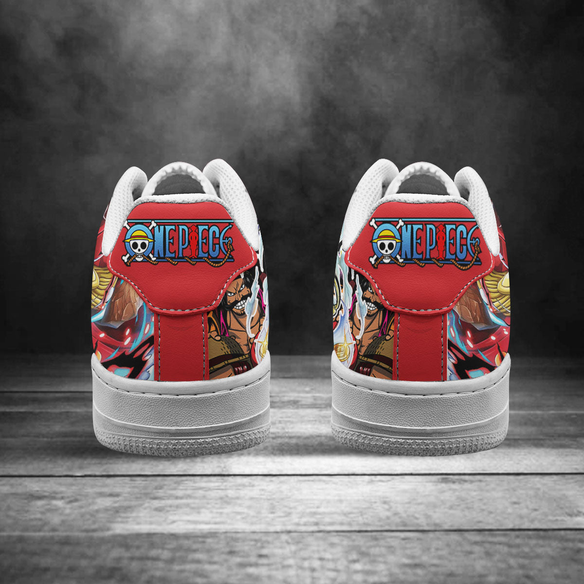 One Piece Gol D Roger Air Sneakers Custom Anime Shoes