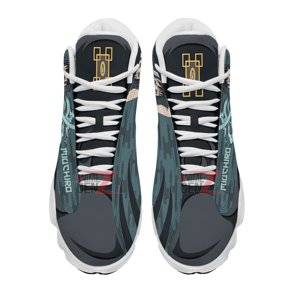 Demon Slayers JD13 Sneakers Muichiro Tokito Air Jordan 13 Custom Anime Shoes