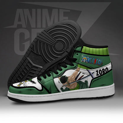 One Piece Roronoa Zoro JD Sneakers Custom Anime Shoes