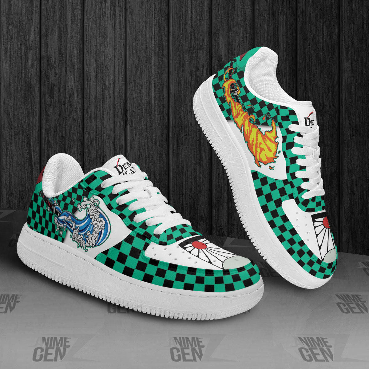 Demon Slayer Tajiro Air Sneakers Custom Anime Shoes