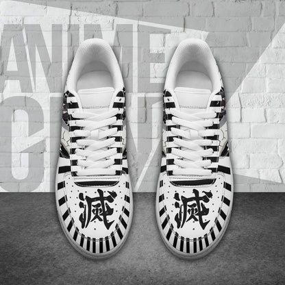 Demon Slayer Obanai Iguro Air Sneakers Custom Anime Shoes