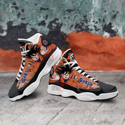 Dragon Ball Guku God Air Jordan 13 Sneakers Custom Anime Shoes