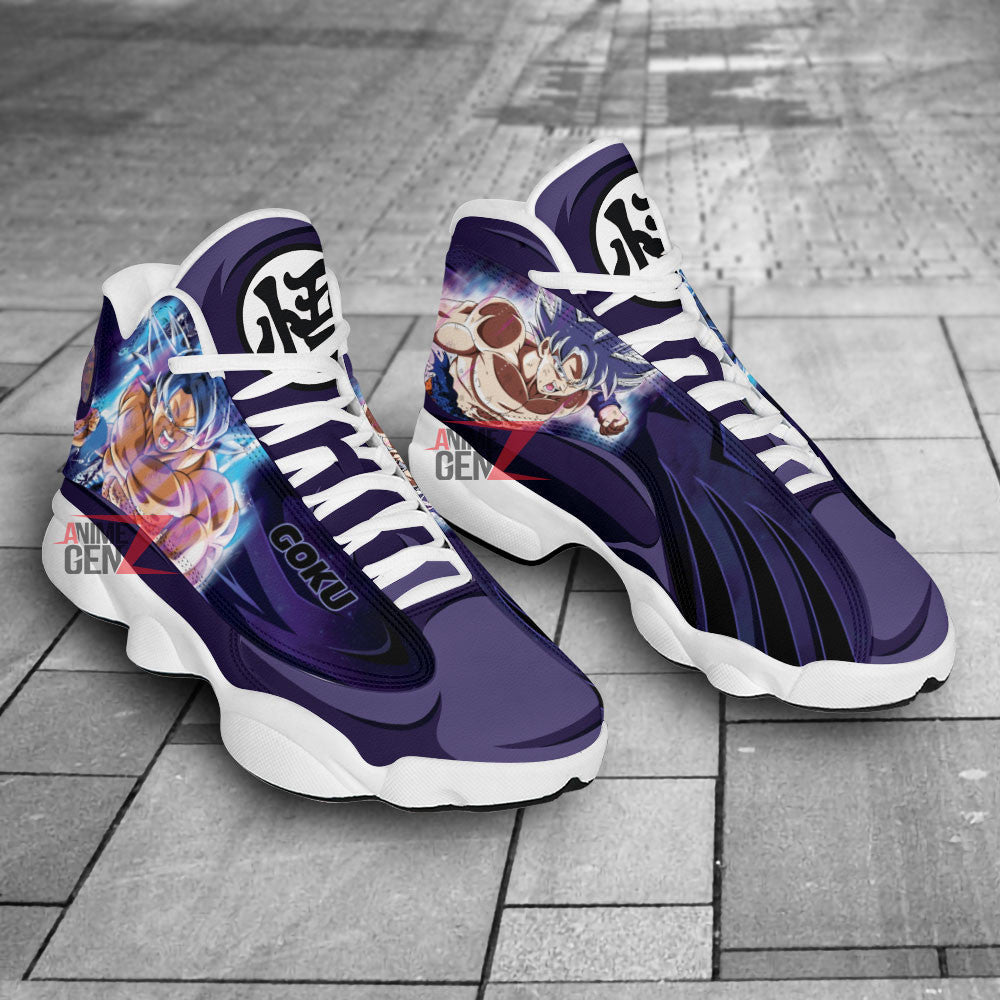 Dragon Ball Shoes Goku Ultra Instinct Air Jordan 13 Sneakers Custom Anime Shoes
