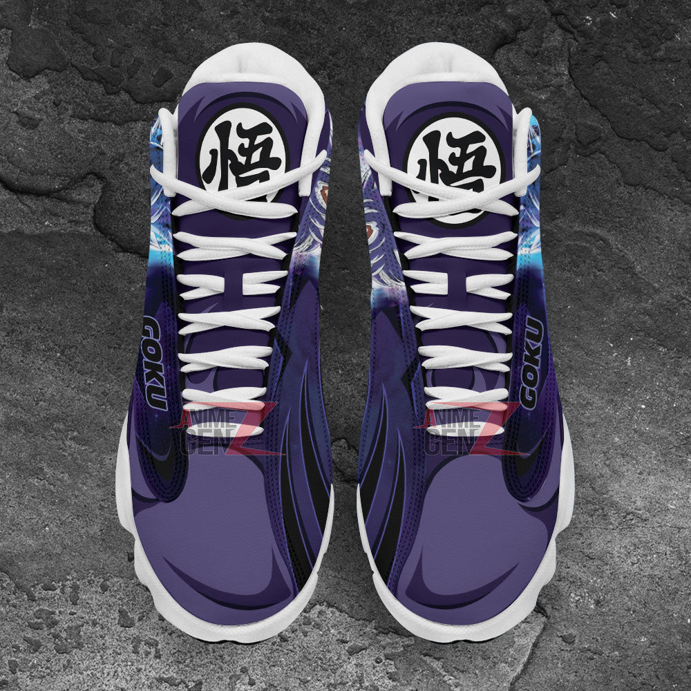 Dragon Ball Shoes Goku Ultra Instinct Air Jordan 13 Sneakers Custom Anime Shoes