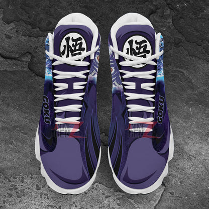 Dragon Ball Shoes Goku Ultra Instinct Air Jordan 13 Sneakers Custom Anime Shoes