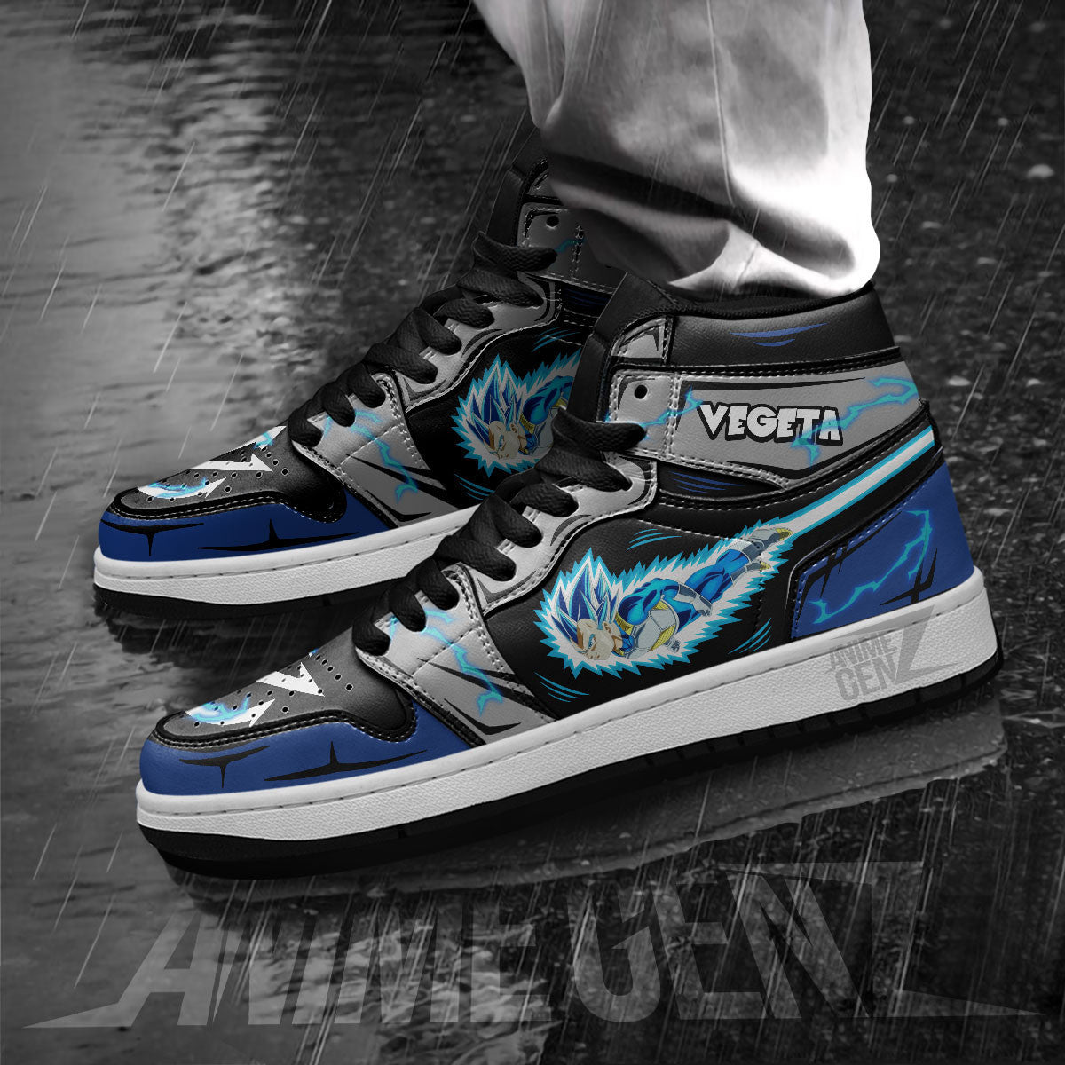 Dragon Ball Vegeta Flying JD Sneakers Custom Anime Shoes