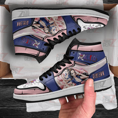 One Piece Nico Robin JD Sneakers Custom Anime Shoes