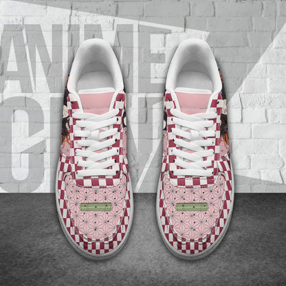 Demon Slayer Nezuko symbol Air Sneakers Custom Anime Shoes