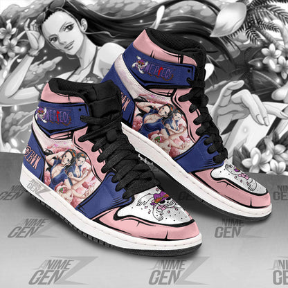 One Piece Nico Robin JD Sneakers Custom Anime Shoes