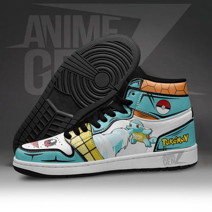 Pokemon Squirtle JD Sneakers Custom Anime Shoes