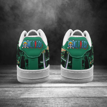 One Piece Roronoa Zoro Air Sneakers Custom Anime Shoes