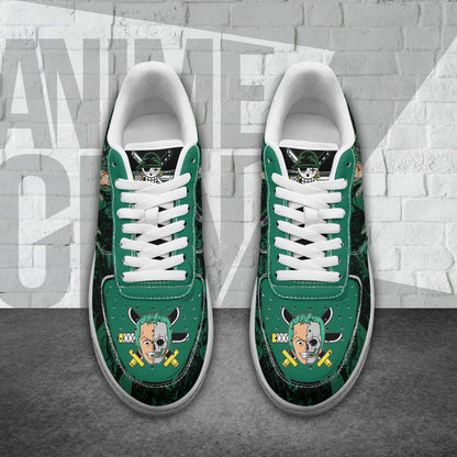 One Piece Roronoa Zoro Air Sneakers Custom Anime Shoes