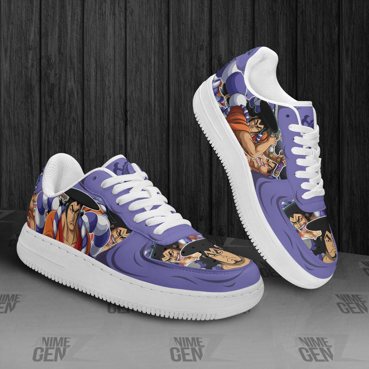 One Piece Kozuki Oden Air Sneakers Custom Anime Shoes