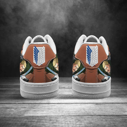 Attack On Titan Erwin Smith Air Sneakers Custom Anime Shoes