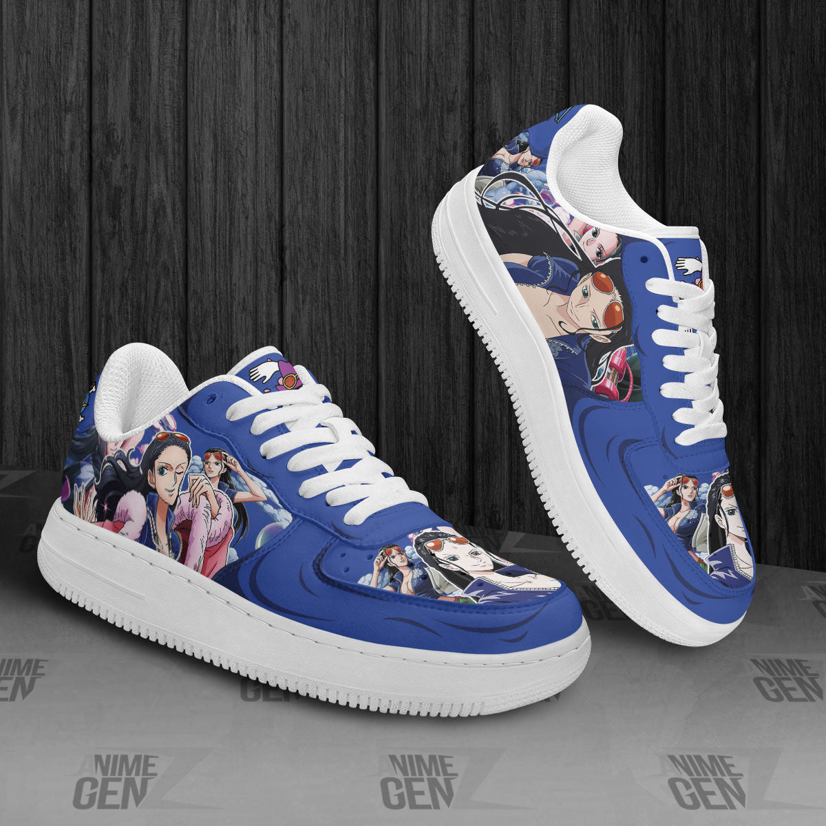 One Piece Nico Robin Air Sneakers Custom Anime Shoes