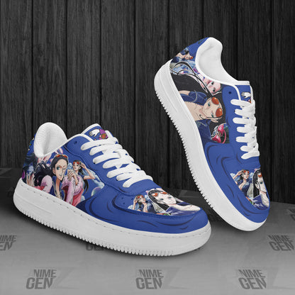 One Piece Nico Robin Air Sneakers Custom Anime Shoes