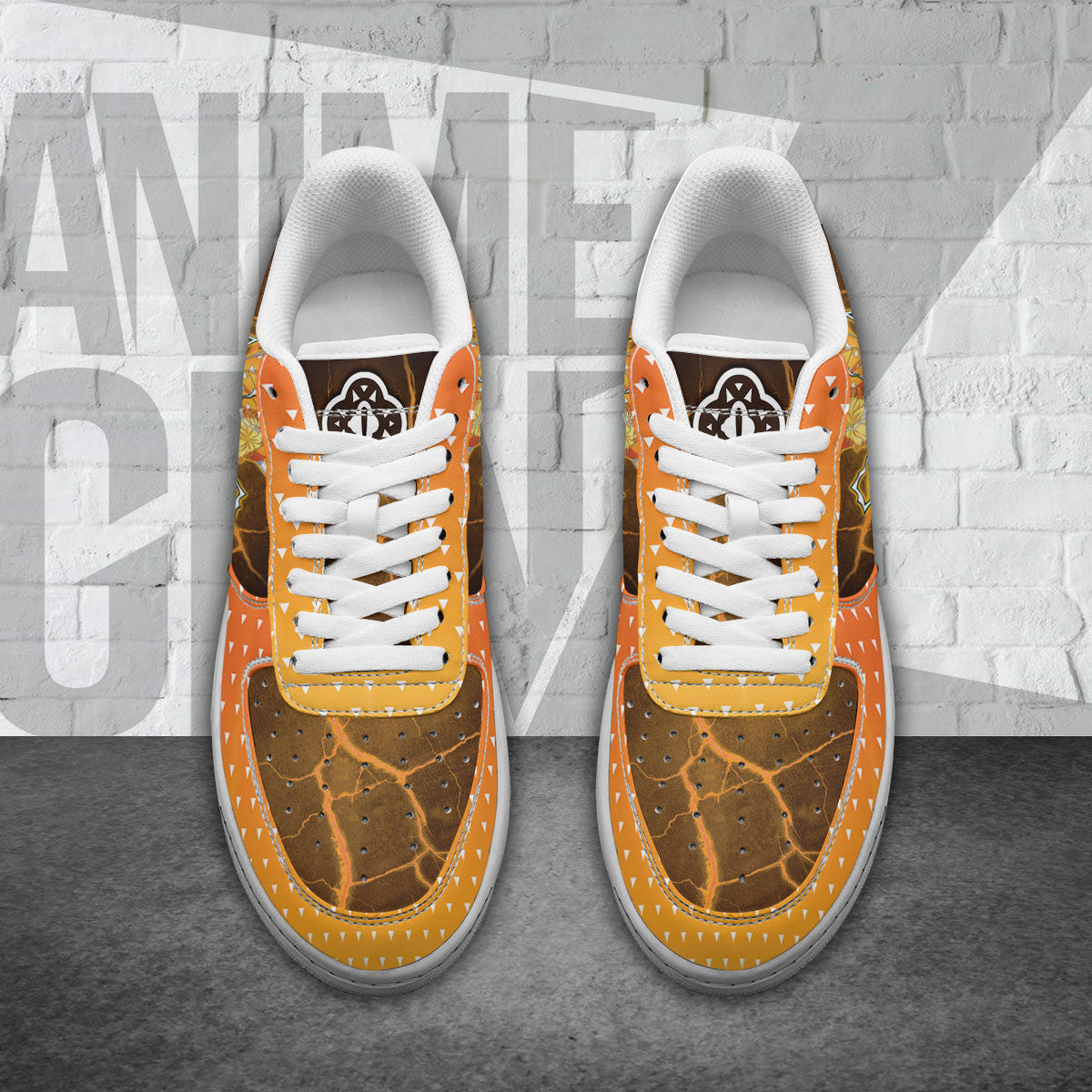 Demon Slayer Zenitsu Air Sneakers Custom Anime Shoes