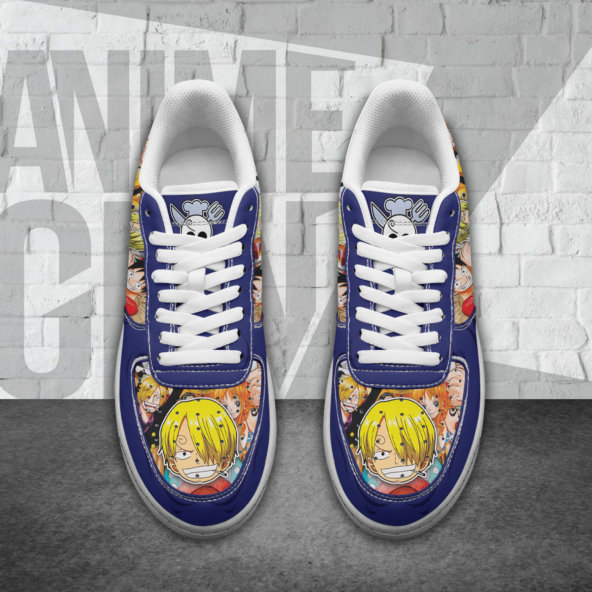 One Piece Sanji Air Sneakers Custom Anime Shoes