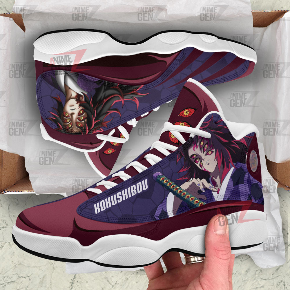Demon Slayer JD13 Sneakers Kokushibou Custom Anime Shoes