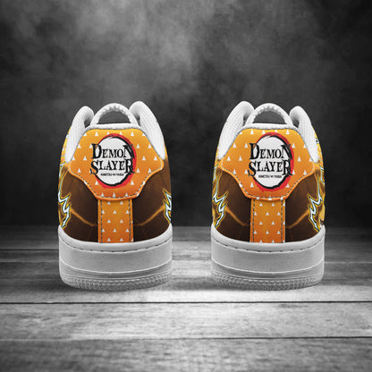Demon Slayer Zenitsu Air Sneakers Custom Anime Shoes