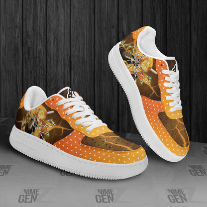 Demon Slayer Zenitsu Air Sneakers Custom Anime Shoes