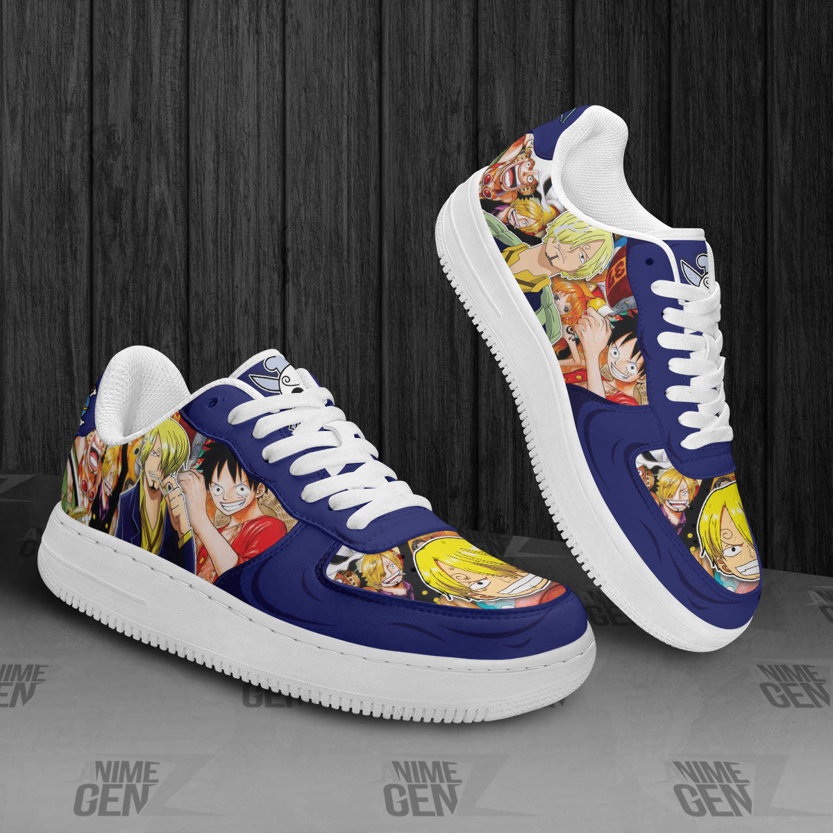 One Piece Sanji Air Sneakers Custom Anime Shoes