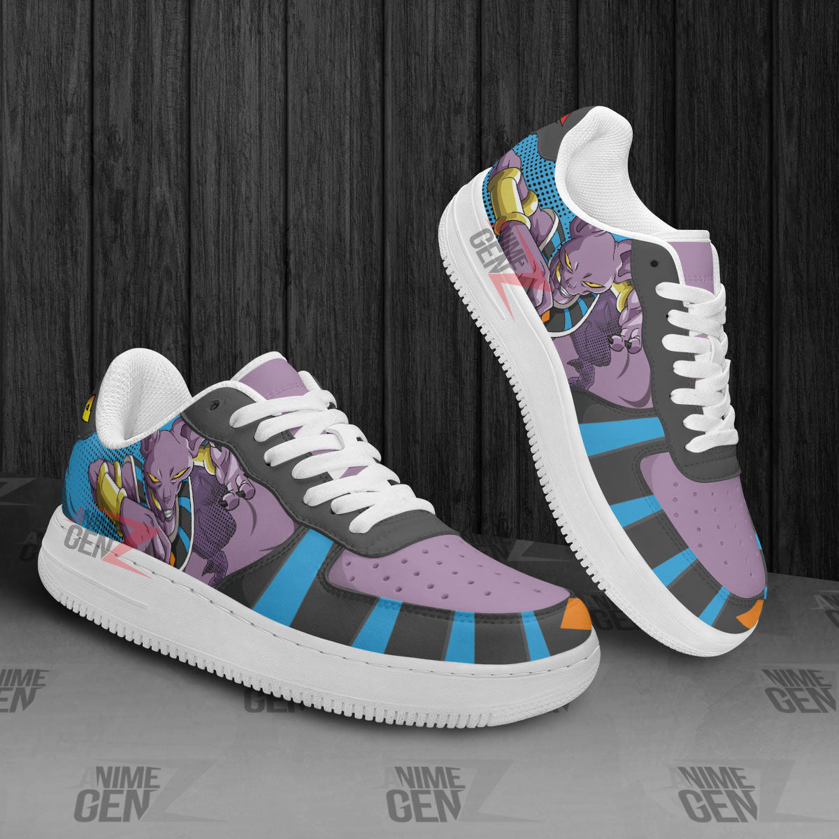 Dragon Ball Beerus Air Sneakers Custom Anime Shoes