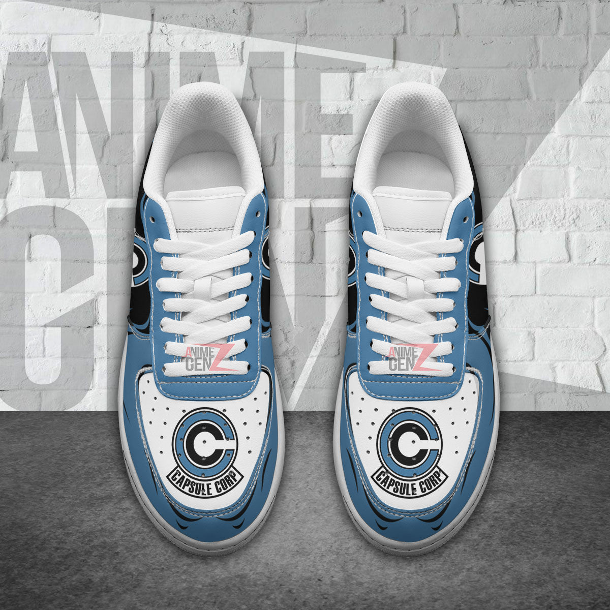 Dragon Ball Capsule Corp Kid Air Sneakers Custom Anime Shoes