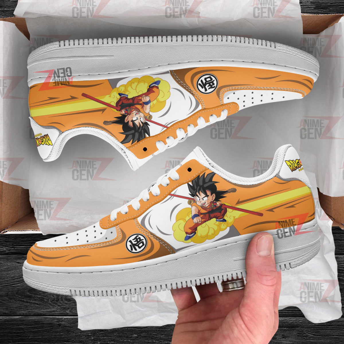 Dragon Ball Goku Kid Air Sneakers Custom Anime Shoes