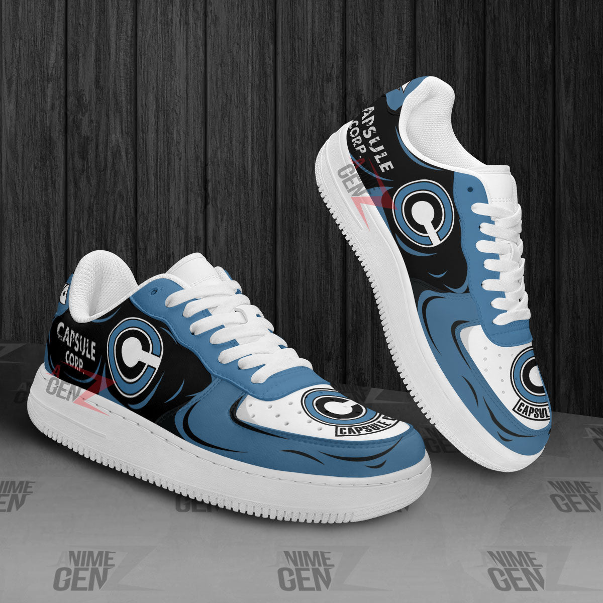 Dragon Ball Capsule Corp Kid Air Sneakers Custom Anime Shoes