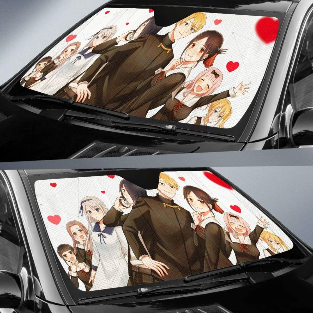 Kaguya Sama_Love Is War Car Auto Sunshade Anime Universal Fit
