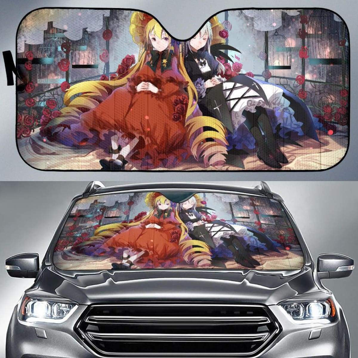 Shinku Suigintou Rozen Maiden Anime Girls K Car Sun Shade Universal Fit