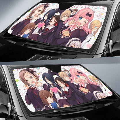 Kaguya Sama_Love Is War Cute Car Auto Sunshade Anime Universal Fit
