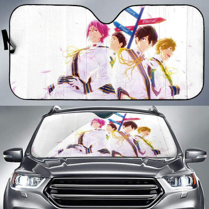 Free Eternal Summer Animated Series Japanese Anime Hd Car Sun Shade Universal Fit