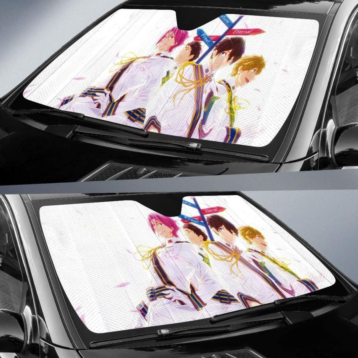 Free Eternal Summer Animated Series Japanese Anime Hd Car Sun Shade Universal Fit