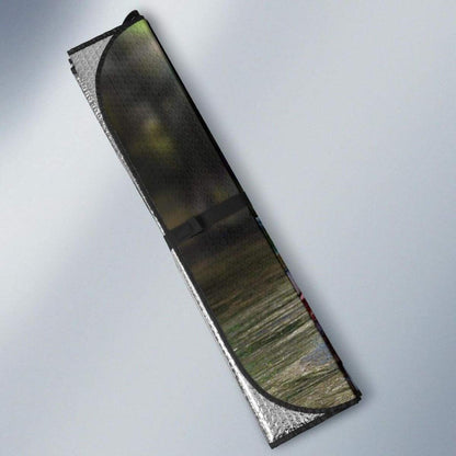 Happy Hippo Anime Car Sun Shade Universal Fit